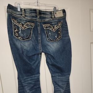 Silver Suki Flap Women's Jeans Size 18